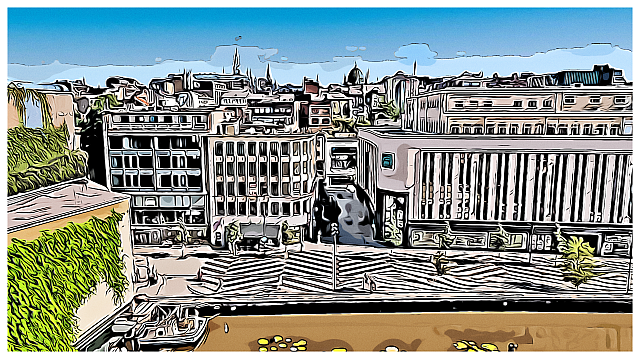 place-verte-plongée-tooned